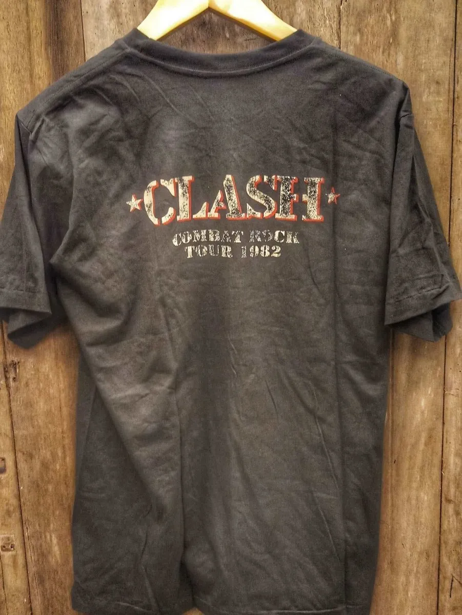 A Timeless Punk Icon: The Clash's 'Combat Rock' 1982 Tour T-Shirt