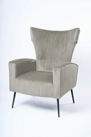 Alessandra chair -  Velvet Lt. Grey