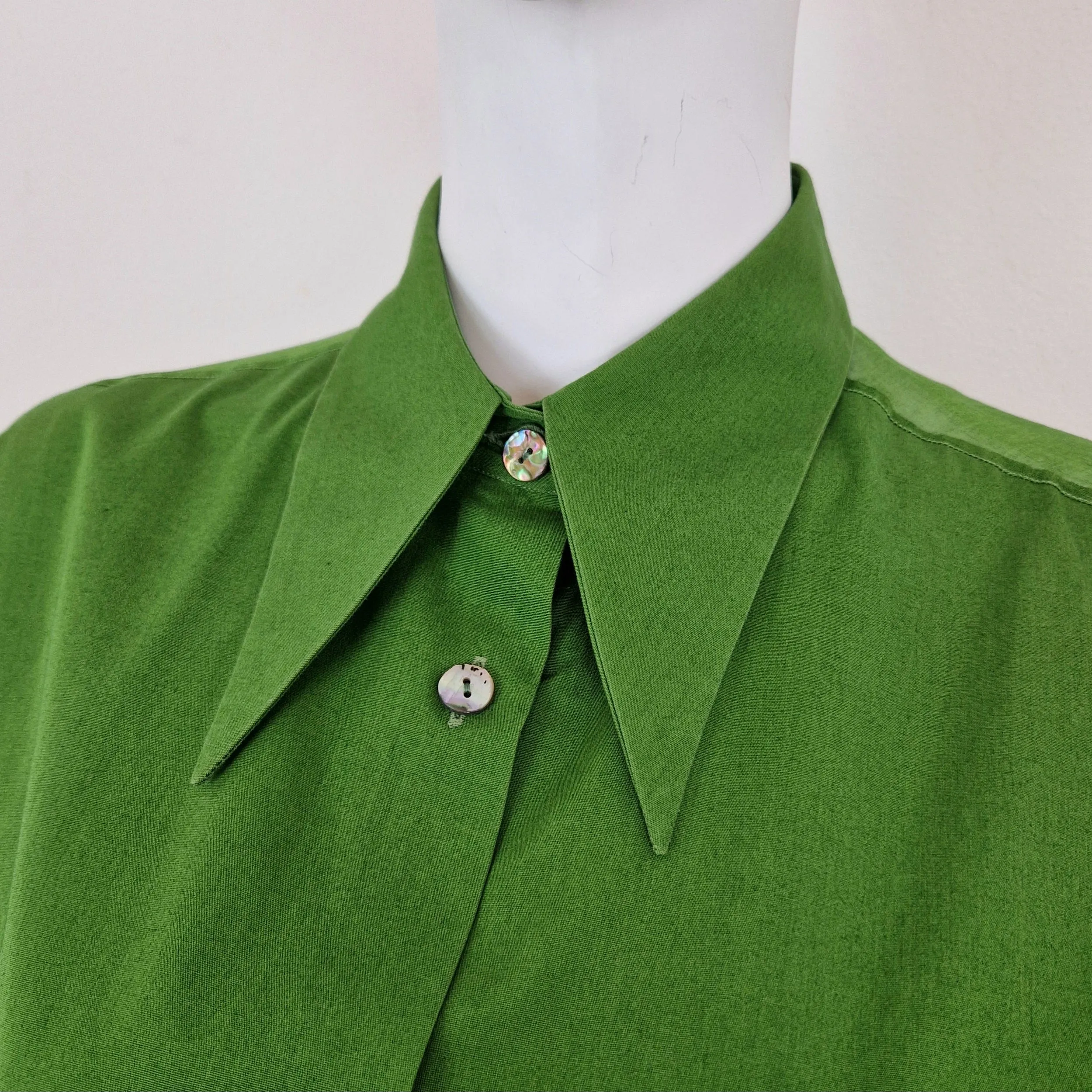 Camicia Romeo Gigli verde - primavera 1993