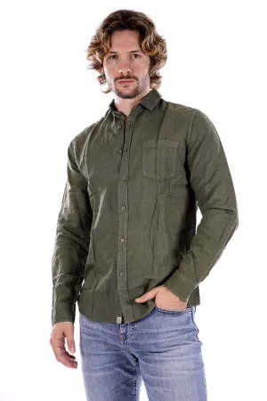 Camicia SMITHY'S da Uomo - verde SS24MCA401MILITARE