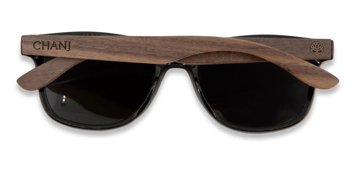 Chanj Sunglasses Hyams Sustainable Sunglasses Handcrafted FSC Wood