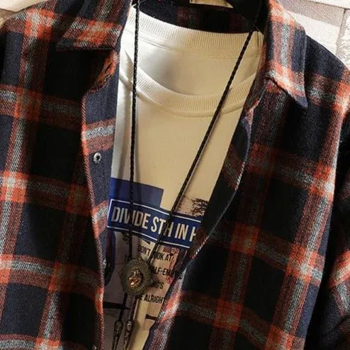 Chemise plaid épaisse