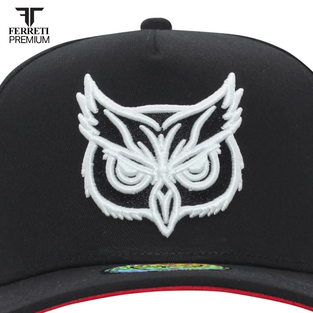 Culiacan EL Buho GLOW Negro Gorra Ferreti