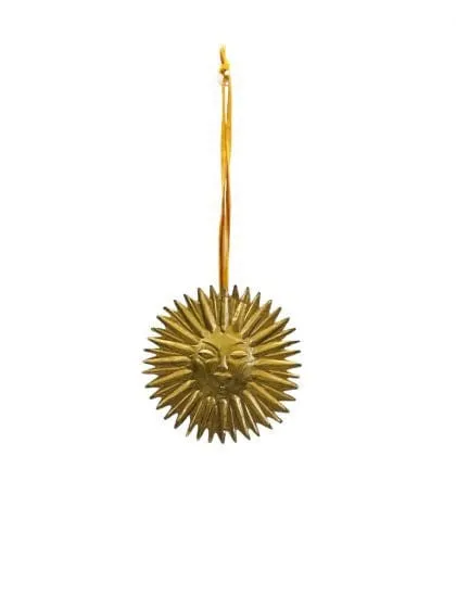 De Weldaad Sun Gold Metal Ornament