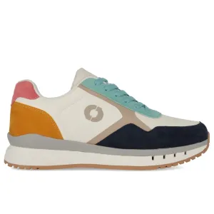 ECOALF | SNEAKERS MUJER | CERVINO OFF WHITE NAVY | BLANCO