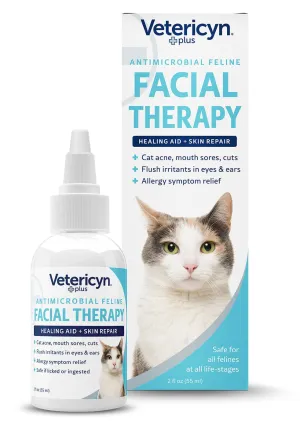 Feline Antimicrobial Facial Therapy