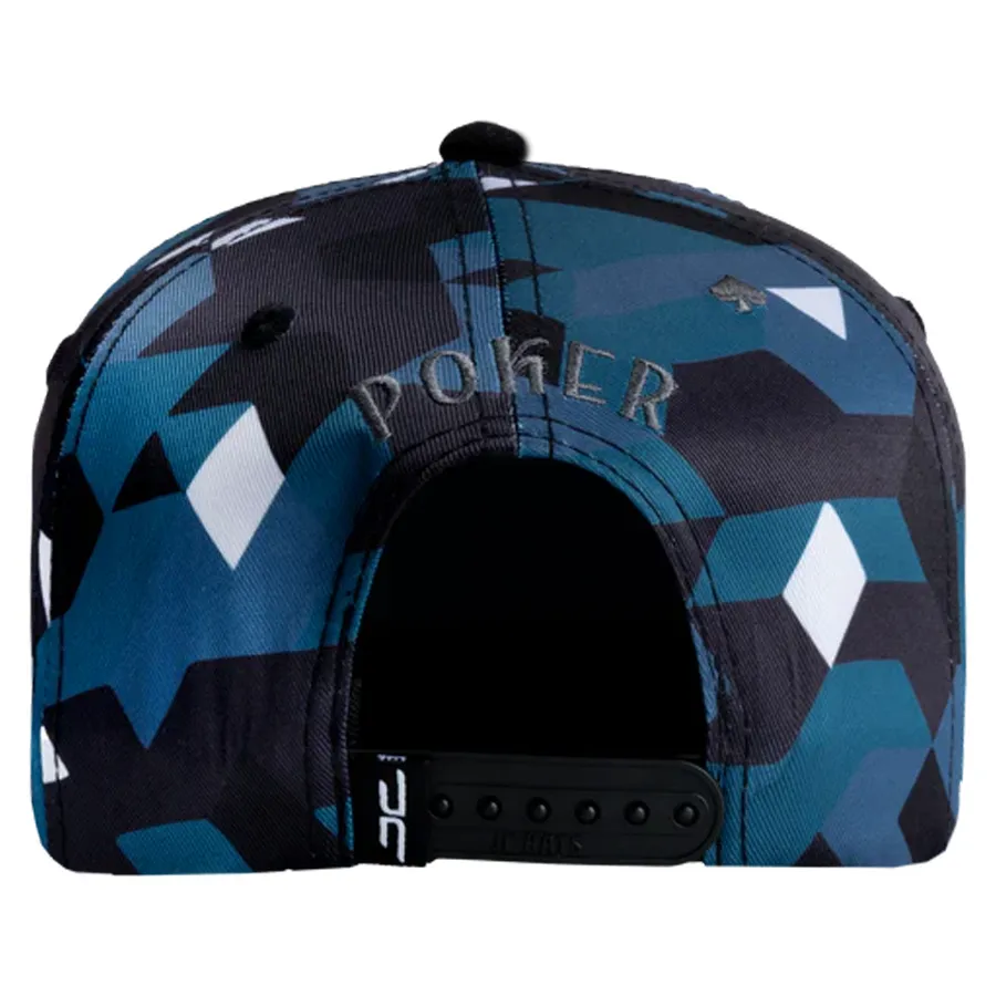 Gorra JC HATS Poker Camo Aqua