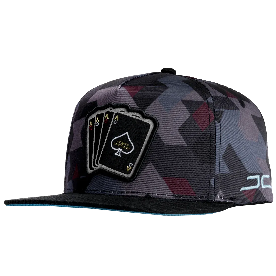 Gorra JC HATS Poker Camo Blue/Red