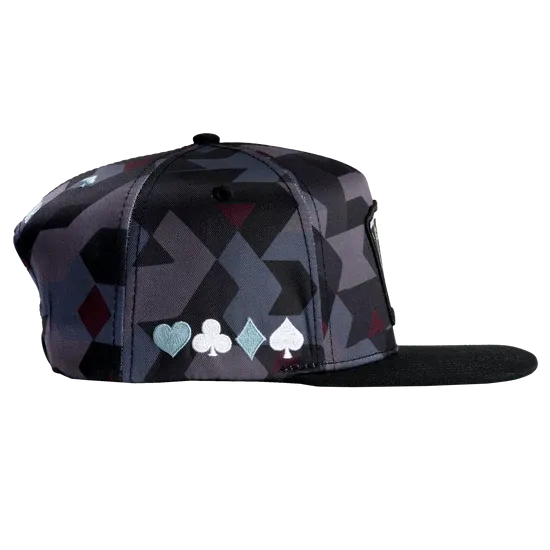 Gorra JC HATS Poker Camo Blue/Red