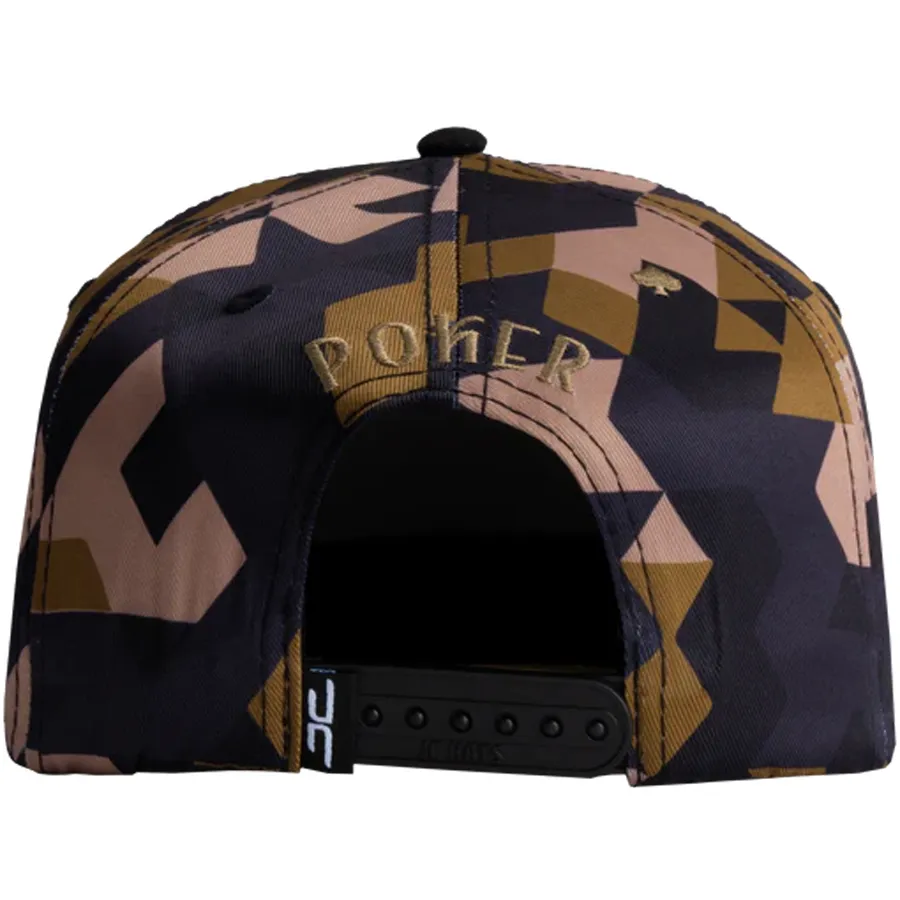 Gorra JC HATS Poker Camo Brown