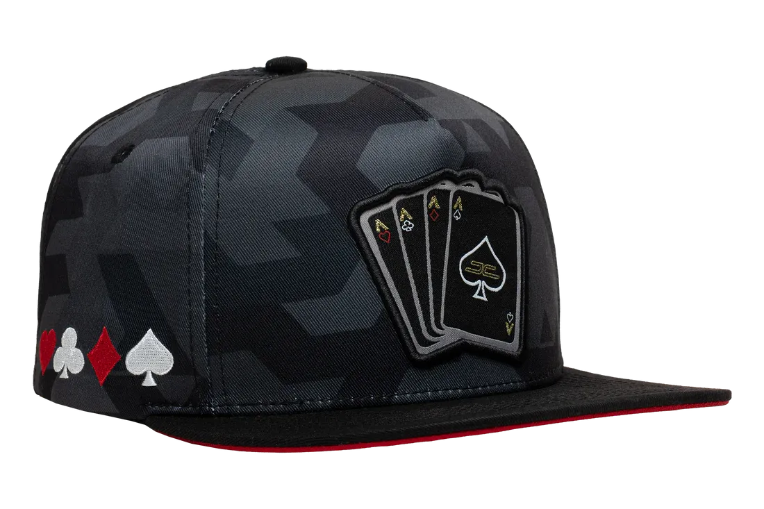 Gorra JC HATS Poker Camo Gris