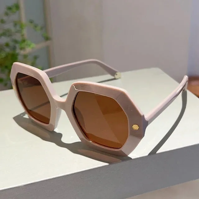 Julio Oversized Hexa Sunnies