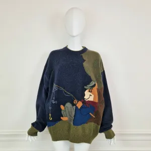 Maglione Jc de Castelbajac Orso Yoghi 1990