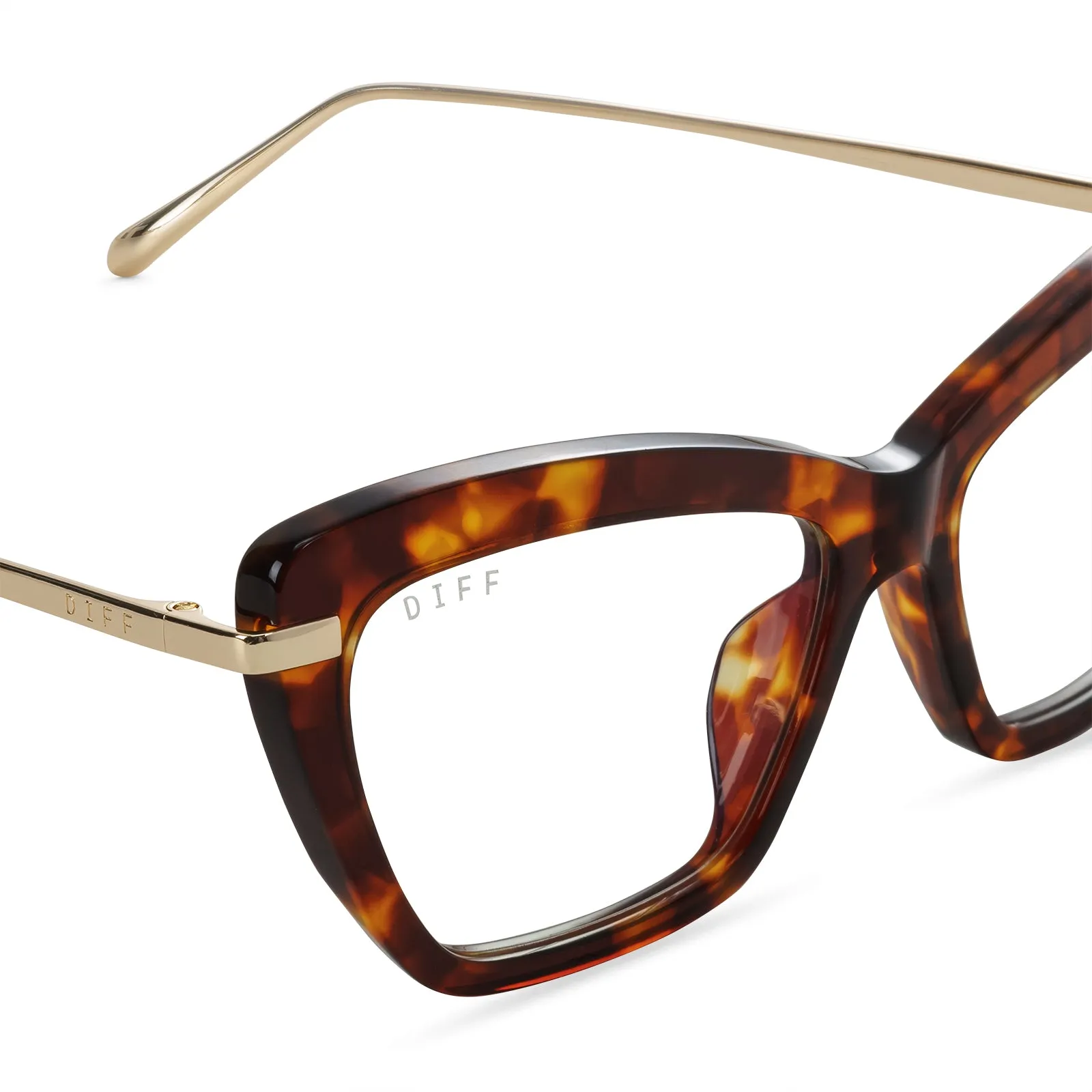 MILA - AMBER TORTOISE   BLUE LIGHT TECHNOLOGY GLASSES