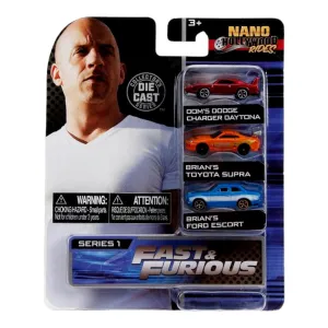 New Arrival Jada Toys Vehículo Nano Series 1 Brian & Dom Fast & Furious