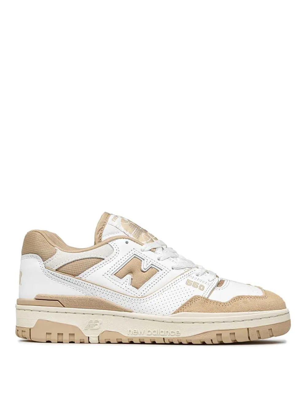 New Balance BB550 NEC Blancas y Marrones Unisex