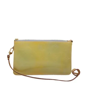 Patent Leather Accessory Pouch with Monogram Vernis Print