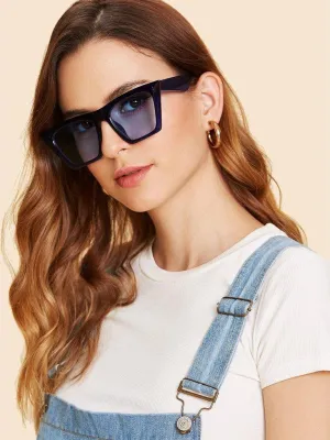 Plain Frame Cat Eye Sunglasses