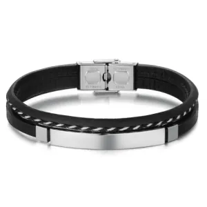 "Lord" BRAVE Men's Bracelet  - Customizable Text