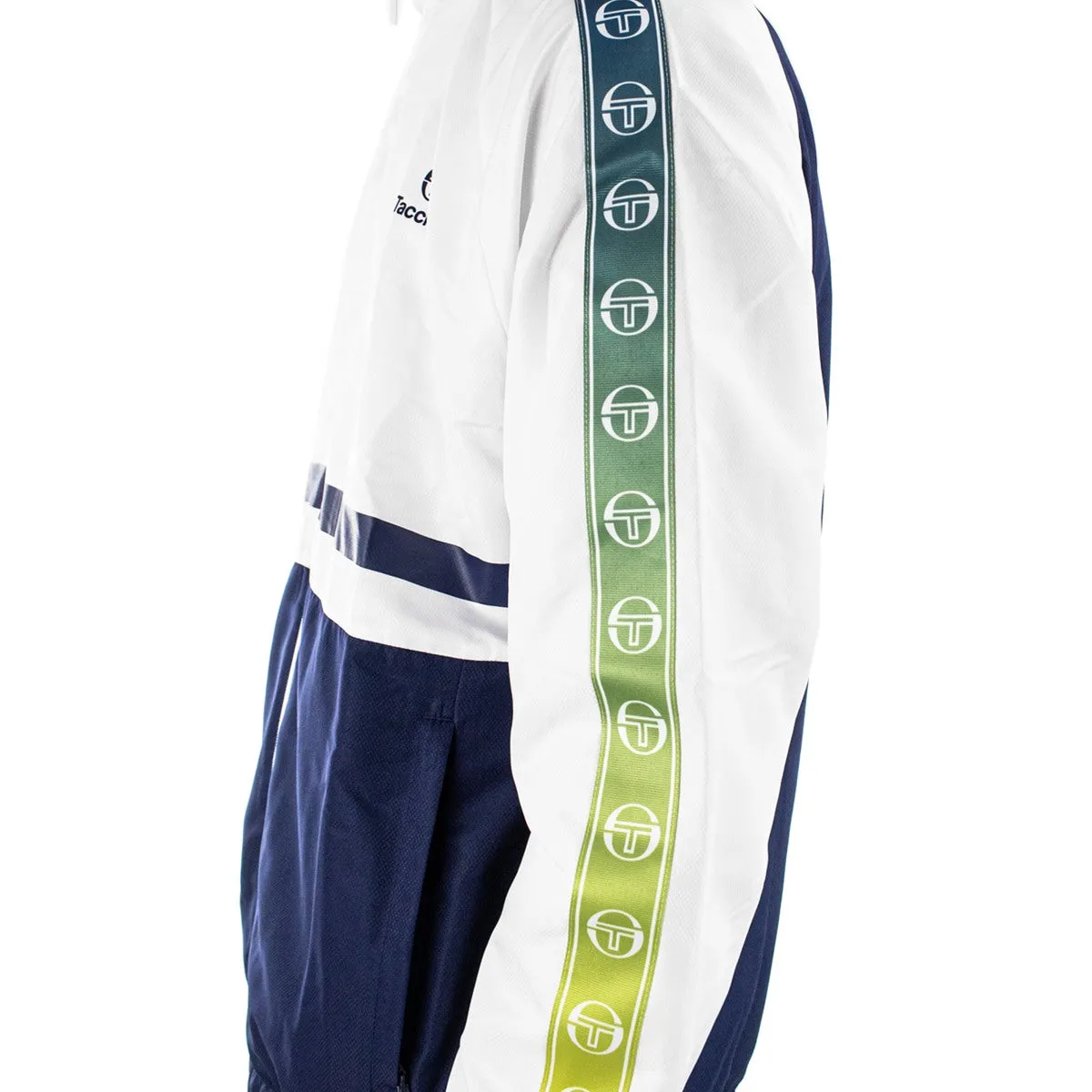 Sergio Tacchini Gradiente Tracksuit Jogging Anzug 40544-255 - dunkelblau-weiss-gelb