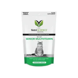 VetriScience Nu-Cat Senior Multi-Vitamin Cat Supplement